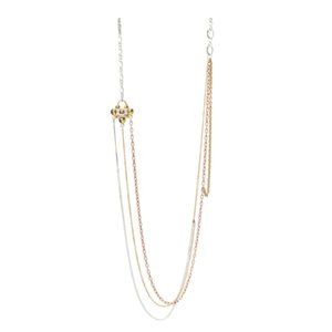 ANNA SHEFFIELD Layered 925 Sterling Silver Necklace NWT